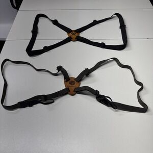Lot of 2 / Vortex & NRA Leupold Binocular Harness Strap Black VTHARNESS